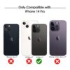 LOHASIC Funda compatible con iPhone 14 Pro para mujer de_2