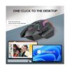 Ratón inalámbrico Bluetooth para juegos mouse ergonómico