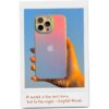 LONLI Para iPhone 14 Pro Max Funda mate iridiscente_5