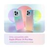 LONLI Para iPhone 14 Pro Max Funda mate iridiscente_2