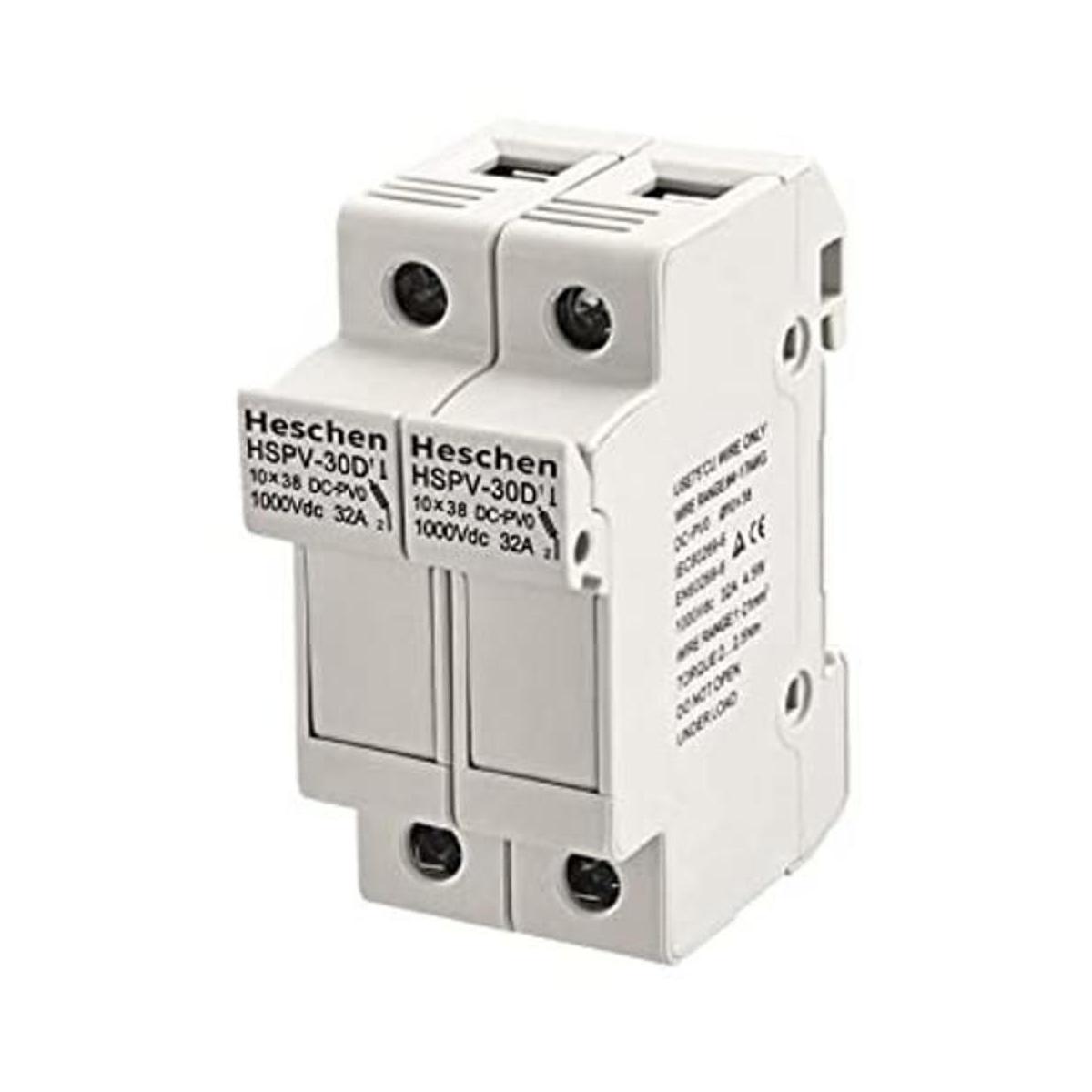 Heschen Soporte de fusibles solarfotovoltaico soporte de