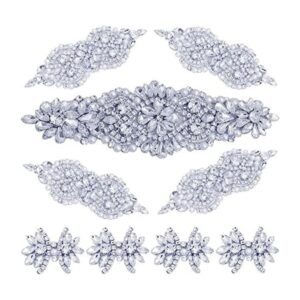 Paquete de 9 apliques de diamantes de imitación de_1