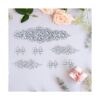 Paquete de 9 apliques de diamantes de imitación de_6
