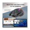 Ratón inalámbrico Bluetooth para juegos mouse ergonómico