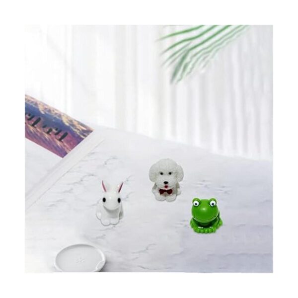 DeryArcle 3 moldes de animales mini para resina molde de