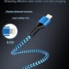 Cargador Lightning de 3 pies paquete de 5 cables USB A a_3