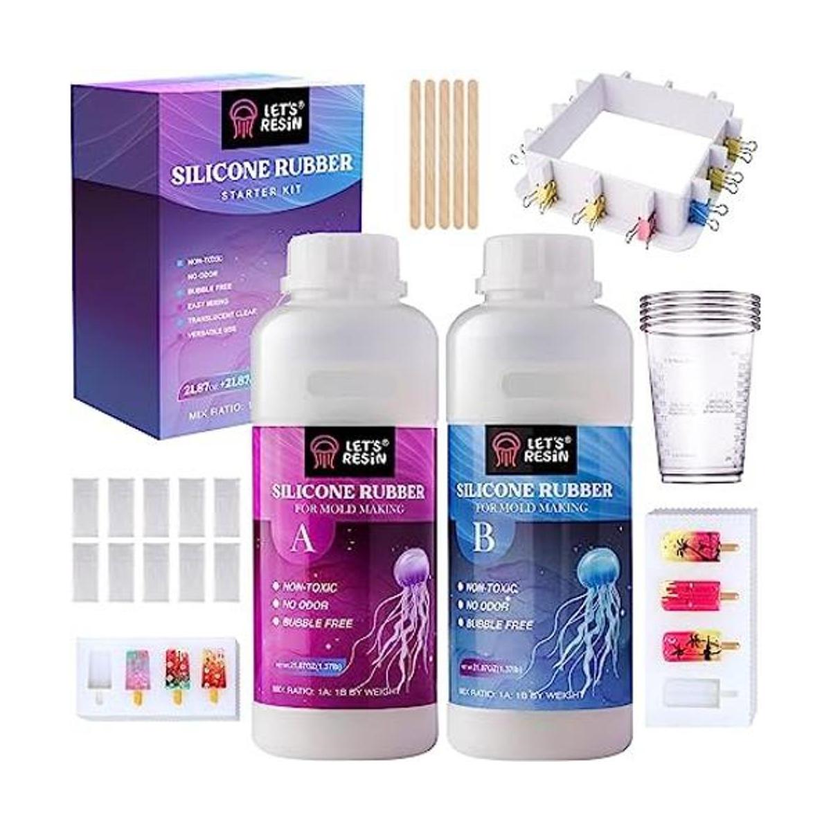 LETS RESIN Kit de fabricación de moldes de silicona