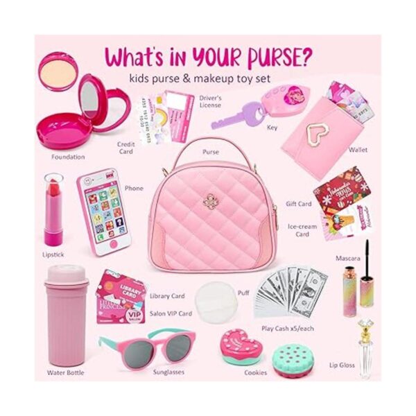 Accesorios de bolso para niñas pequeñas juguete de