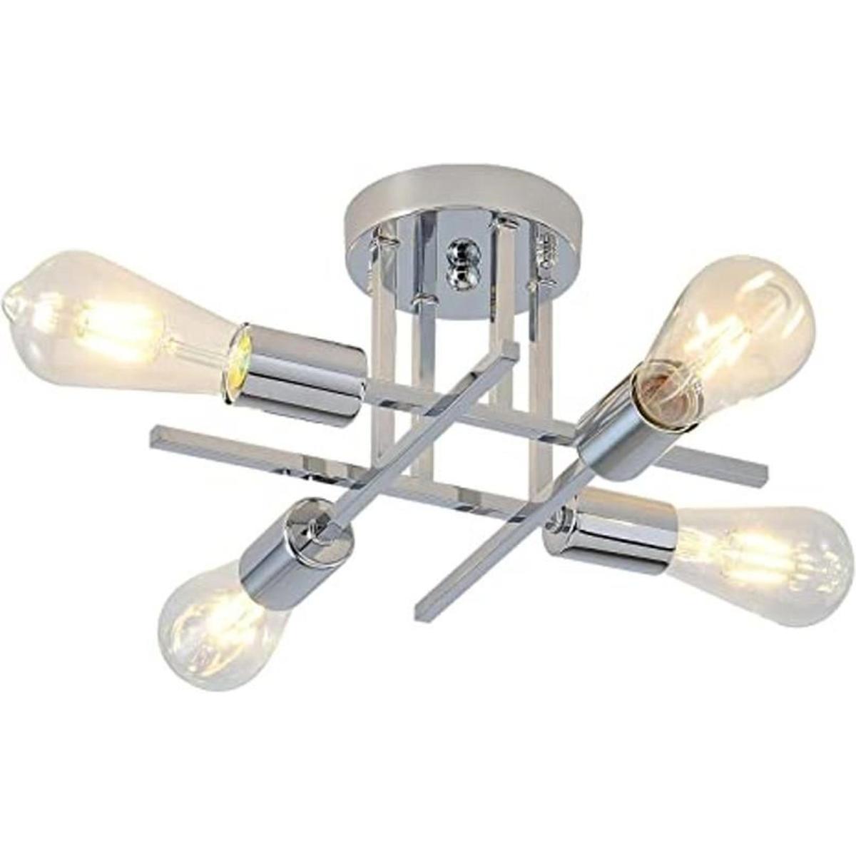 EGM Lámparas de techo semiempotradas 4 luces