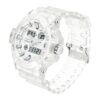 Gosasa Reloj digital multifunción transparente para