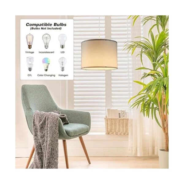 Plug in Pendant Light15 FT Hanging Lamp with Plug in_2
