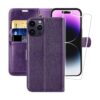 MONASAY Funda tipo cartera para iPhone 14 Pro 5G_1