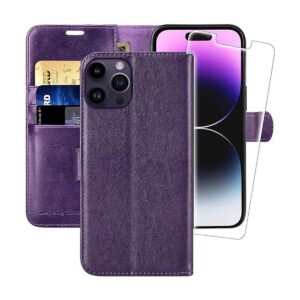 MONASAY Funda tipo cartera para iPhone 14 Pro 5G_1