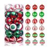 30 piezas de adornos de bolas de Navidad para colgar en_1