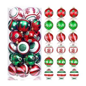 30 piezas de adornos de bolas de Navidad para colgar en_1