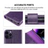 MONASAY Funda tipo cartera para iPhone 14 Pro 5G_5