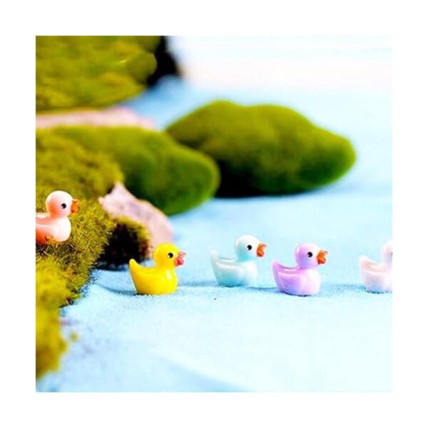 120 piezas de mini pato de resina figuras en miniatura_2