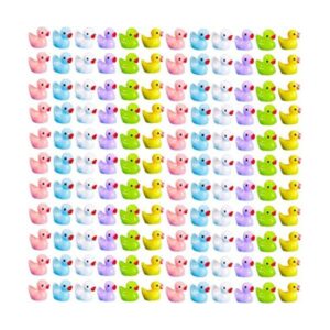 120 piezas de mini pato de resina figuras en miniatura_1
