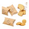 Saihisday 50 cajas de almohada Kraft de 5.2 x 3.5 x 1.6_6