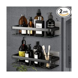 Paquete de 2 organizadores adhesivos para ducha de baño_1