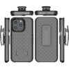 HIDAHE Funda compatible con iPhone 14 PRO funda combinada_2