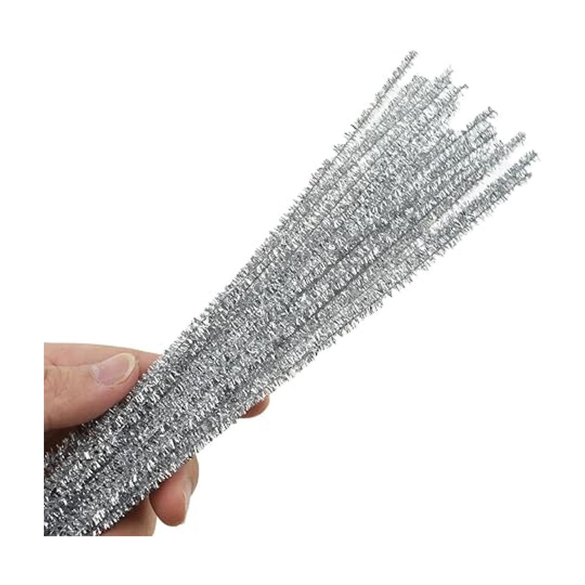 HAHIYO 70 unidades de limpieza de tuberías plateadas de 12