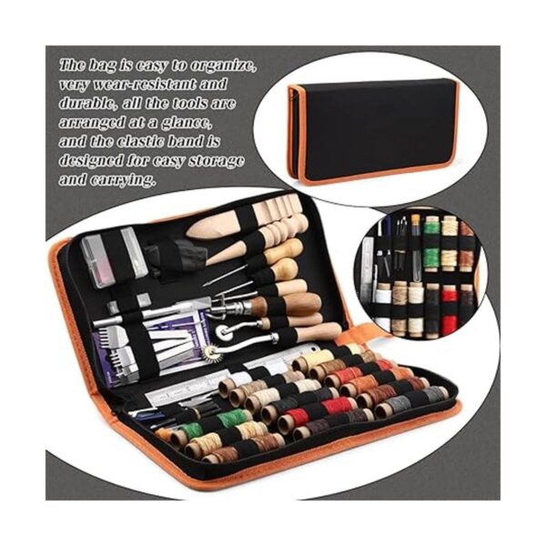 BAGERLA Leather Working Tools Leather Sewing Kit with_4