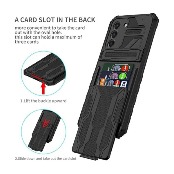 THMEIRA Funda para Samsung Galaxy S21 FE 5G con funda_2