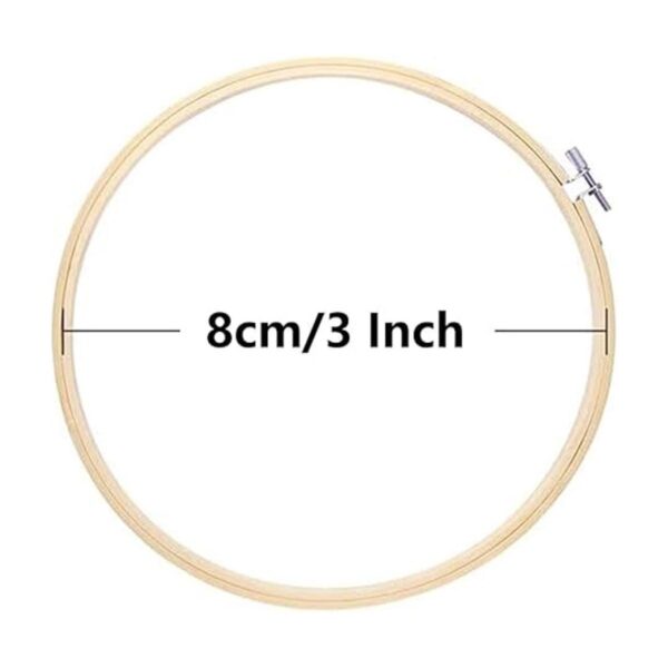 Cldamecy 12 aros de bordado de 3 pulgadas marco circular