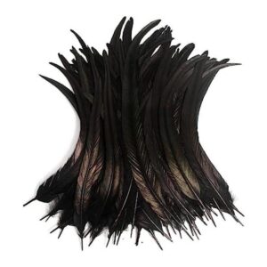 THARAHT 50 plumas de cola de gallo naturales a granel_1