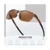 MEETSUN Gafas de sol deportivas polarizadas para mujeres y_4