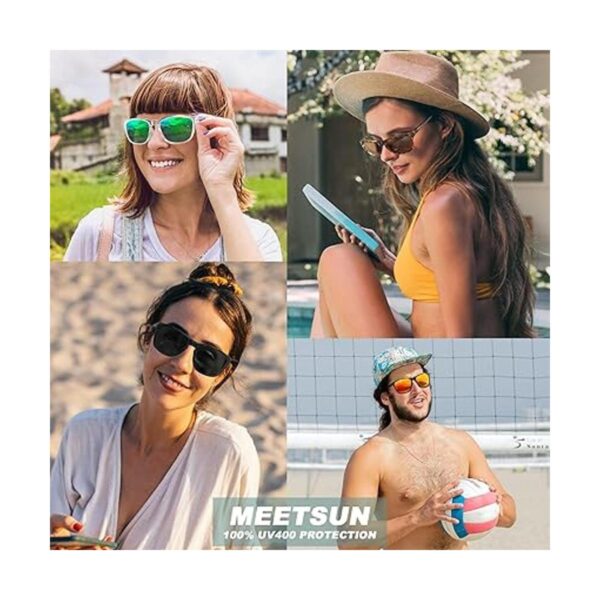 MEETSUN Gafas de sol deportivas polarizadas para mujeres y_2