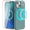 SURPHY 4 en 1 Funda diseñada para iPhone 14 compatible_1