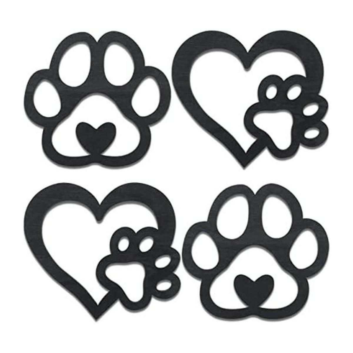 Decoración de habitación de perro impresiones de patas de