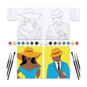 VOCHIC Kits de pintura para parejas lienzo predibujado_1