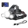 BORUIT LED Rechargeable HeadlampSuper Bright 5000 Lumens_1