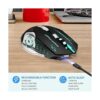 Ratón inalámbrico para juegos Bluetooth RGB recargable