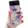 Funda para Samsung Galaxy Z Flip 4 diseño de nubes_1