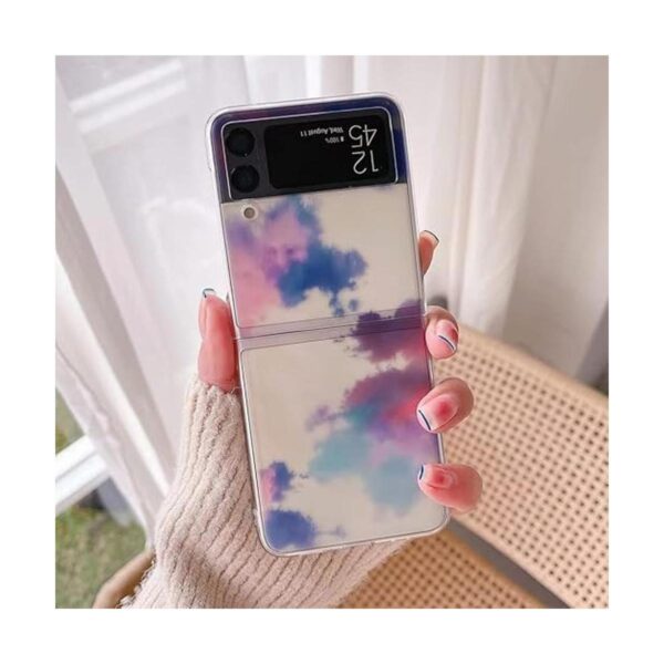 Funda para Samsung Galaxy Z Flip 4 diseño de nubes_2