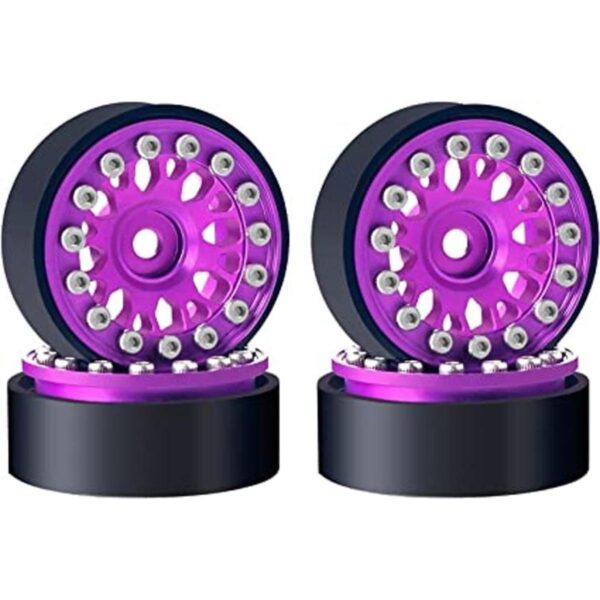 TCRC 4 cubos de ruedas Beadlock de 1.0 pulgadas para Axial_1