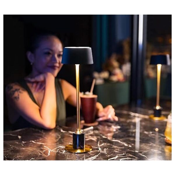 DAWALIGHT Lámpara de mesa inalámbrica lámpara de_4