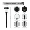 TAILKAT Luces solares para exteriores luces LED que_2