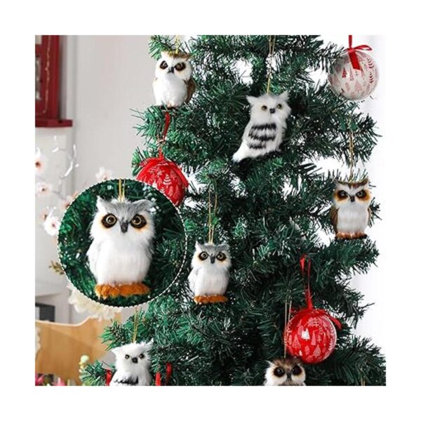 8 piezas de animales de peluche de búho mini búho animal