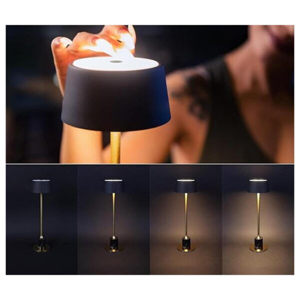 DAWALIGHT Lámpara de mesa inalámbrica lámpara de_3