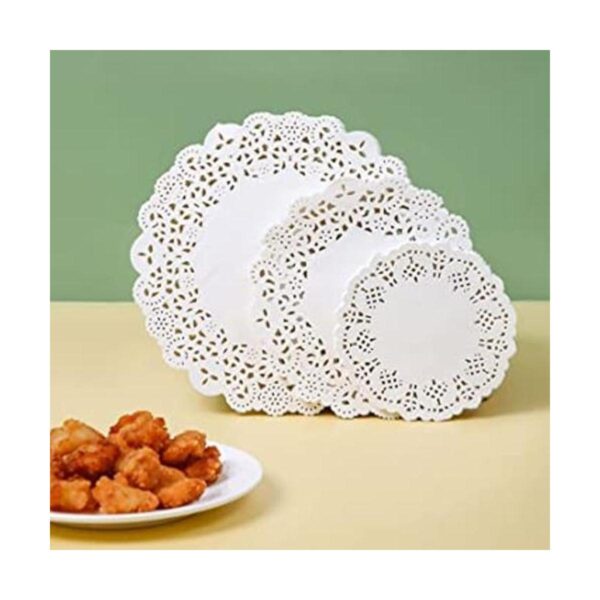 White Paper Doilies Doilies de papel de encaje redondo de_1