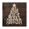 Merry Christmas Tree Metal Die Cuts Merry Christmas Tree_2