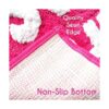 Sweet Cheeks Tapete de baño rosa intenso para niñas