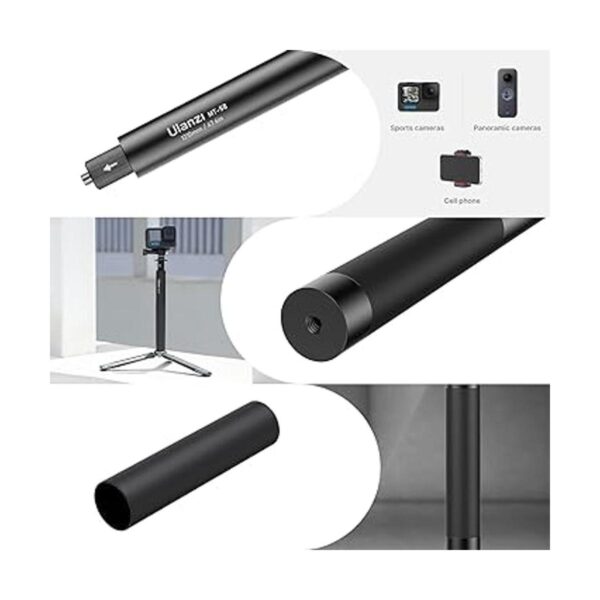 Cámaras de acción de 47.64 pulgadas para selfie Stick_2