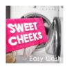 Sweet Cheeks Tapete de baño rosa intenso para niñas