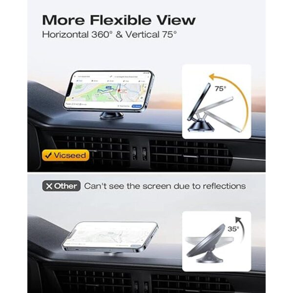 VICSEED Magsafe Soporte para automóvil 20 imanes más_2